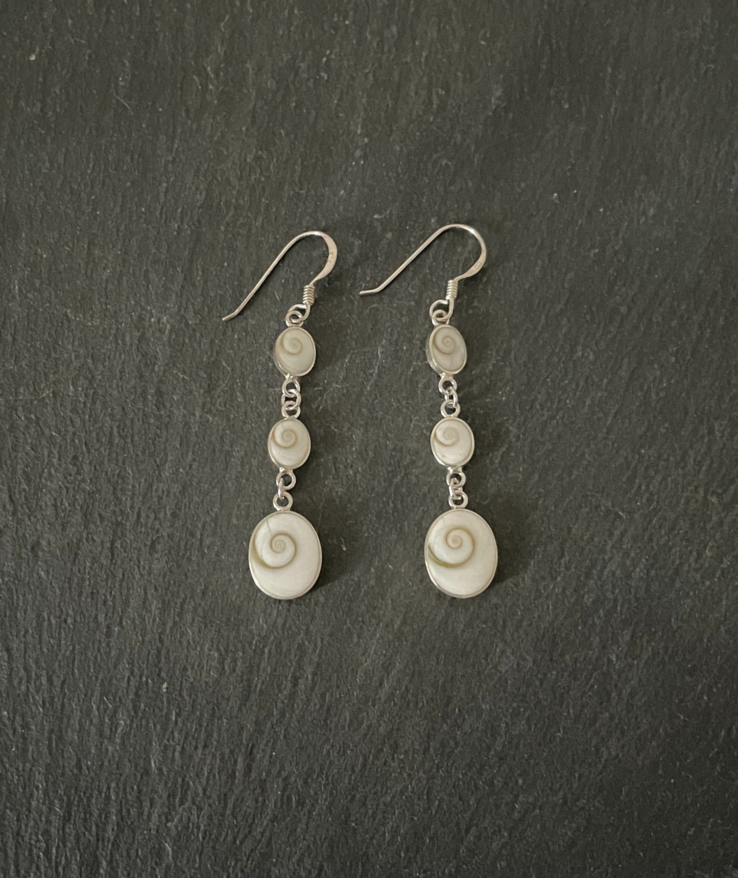 Shiva Shell and Silver Earrings image 0