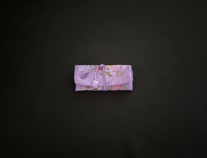 Purple Flower Jewellery Wrap image 2