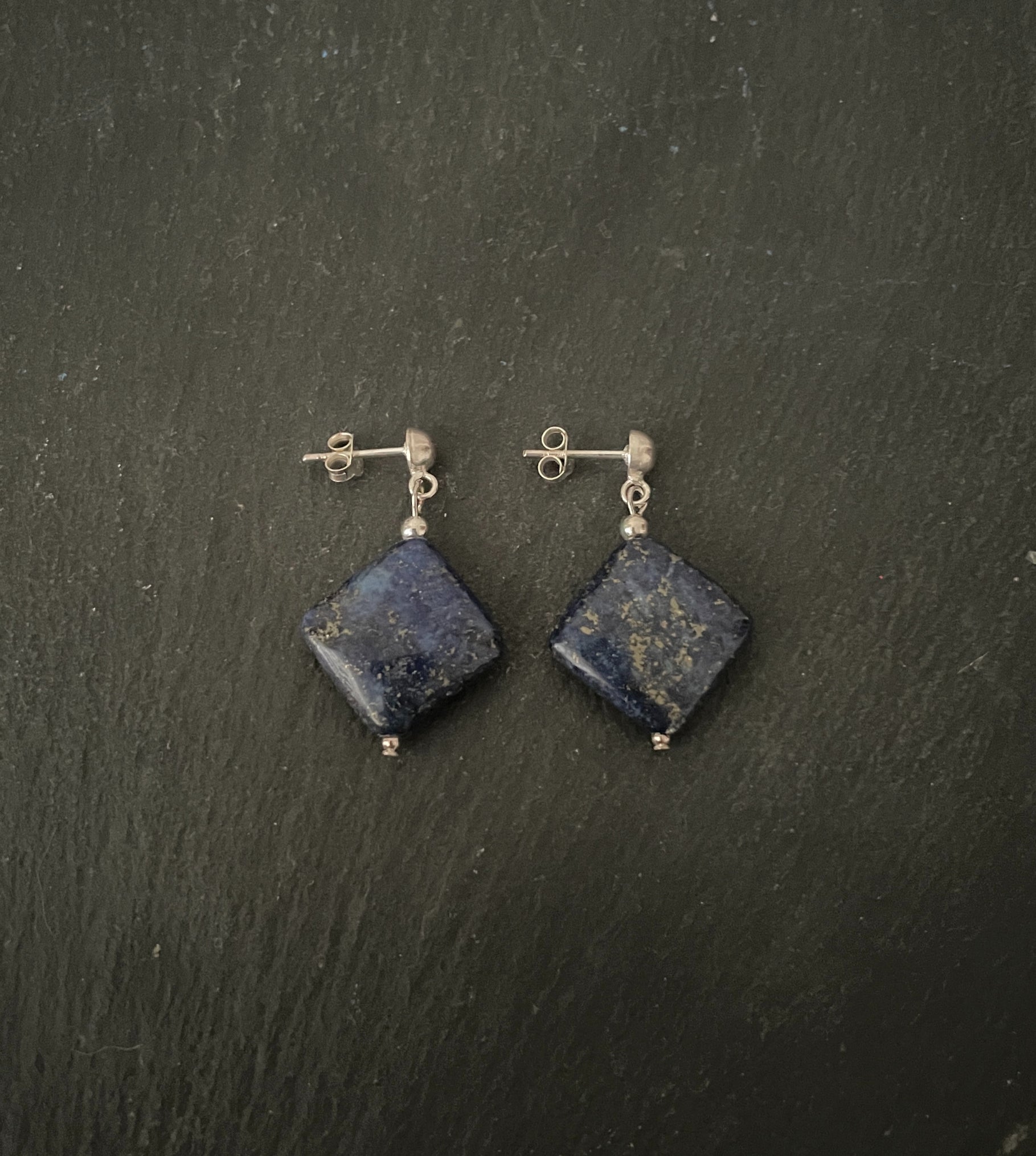 Lapis Lazuli Kite Earrings image 0