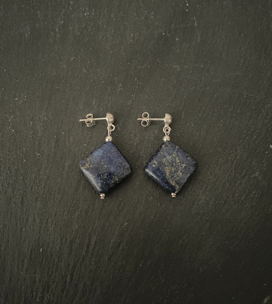 Lapis Lazuli Kite Earrings image 0