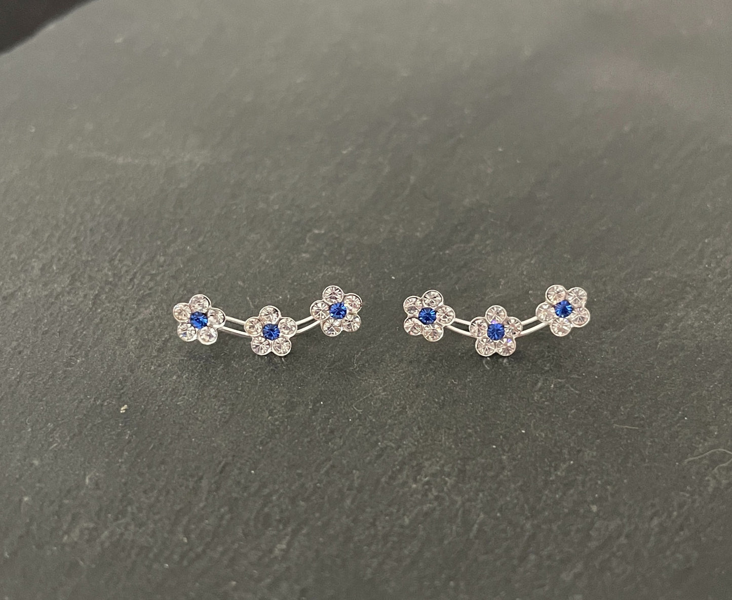 Three Flower Ear Climbers image 0
