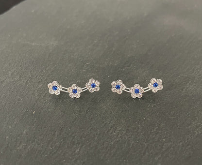 Three Flower Ear Climbers image 0
