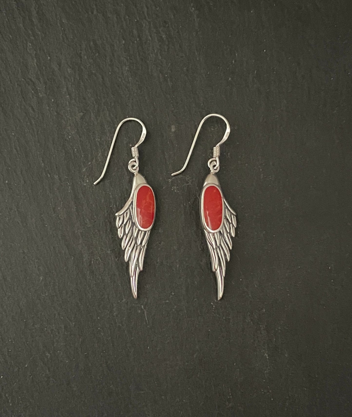 Angel Wing Coral Earrings image 0