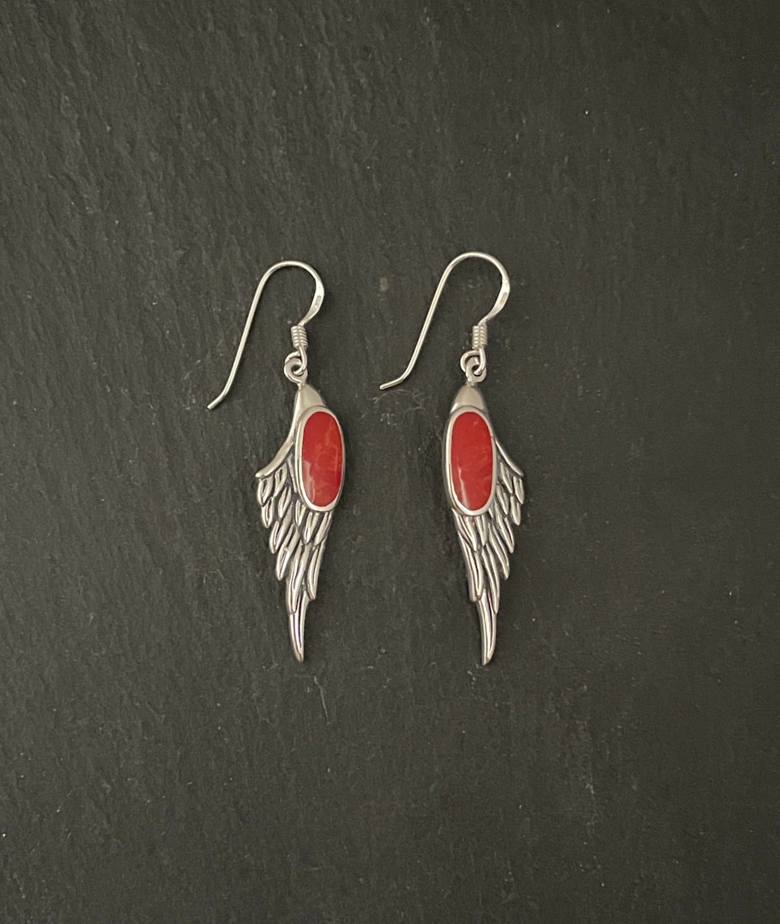 Angel Wing Coral Earrings image 0