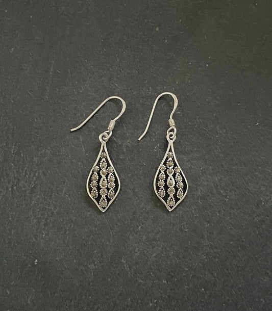 Marcasite Teardrop Earrings image 0