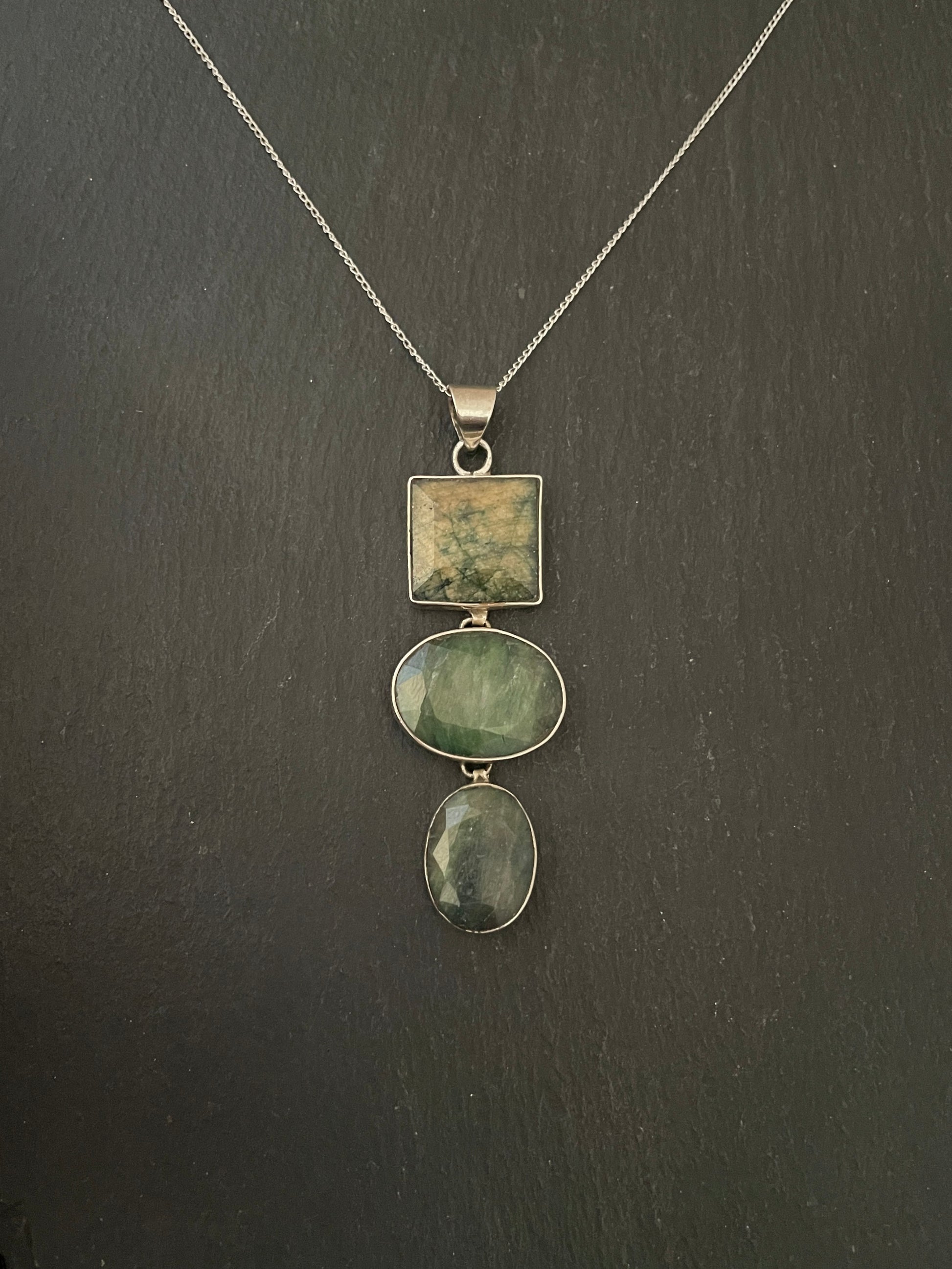 Emerald Drop Pendant image 0
