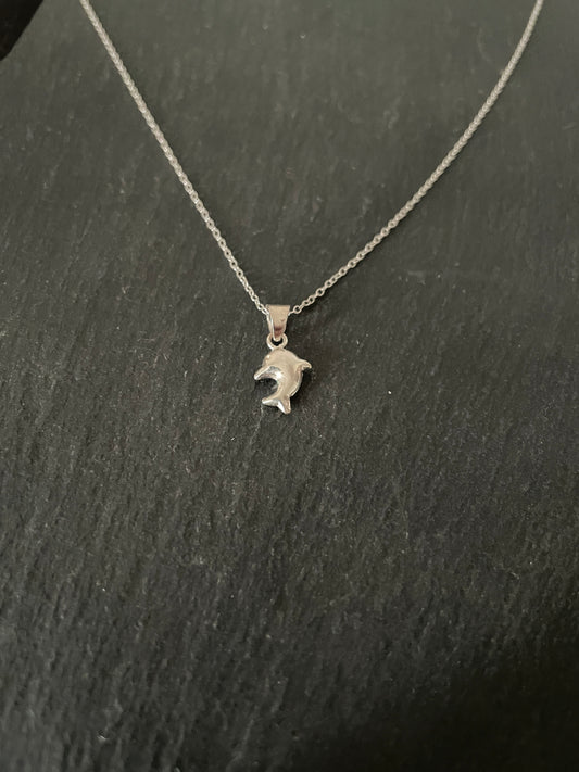 Silver Dolphin Pendant image 1