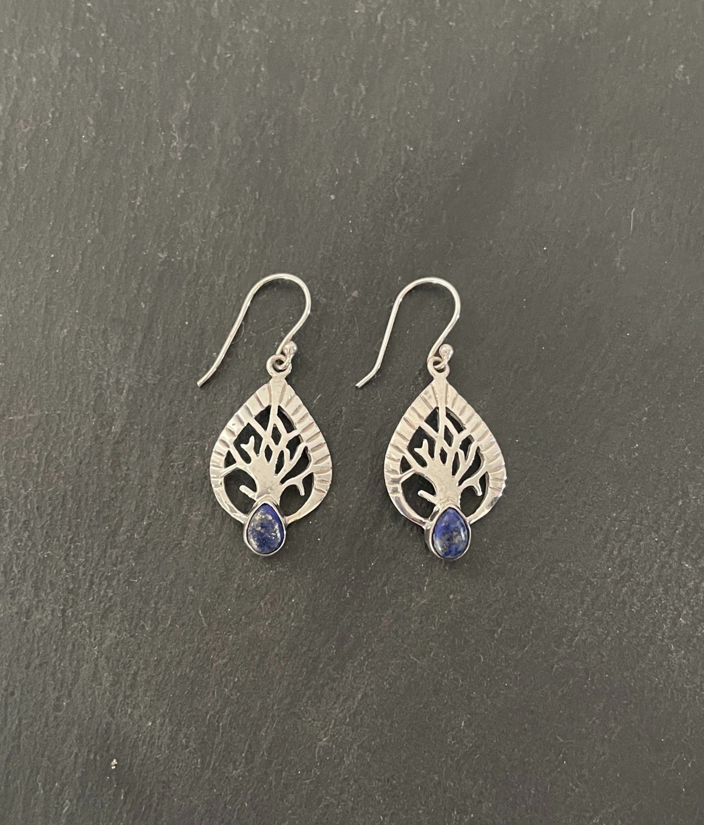 Lapis Lazuli and Silver Earrings image 0