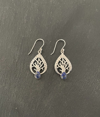Lapis Lazuli and Silver Earrings image 0