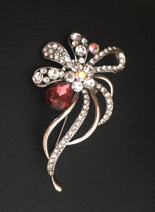 Red Bling Brooch image 0