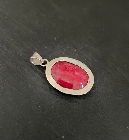 Ruby Oval Pendant image 3