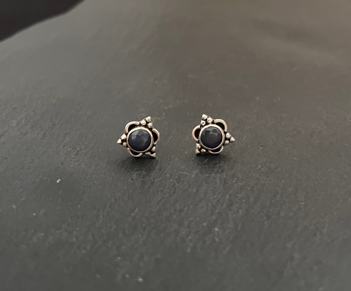 Sapphire Stud Earrings image 0
