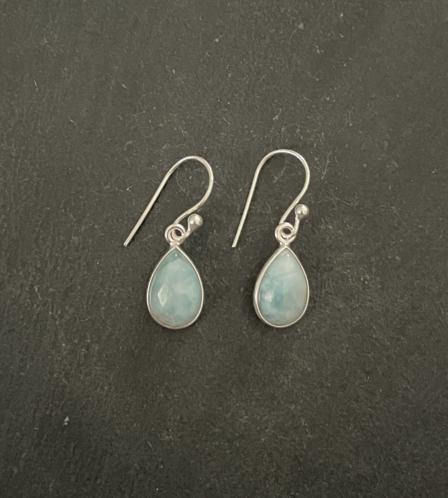 Larimar Teardrop Earrings image 0