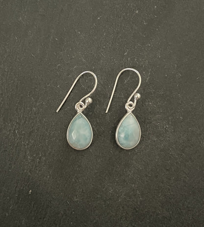 Larimar Teardrop Earrings image 0