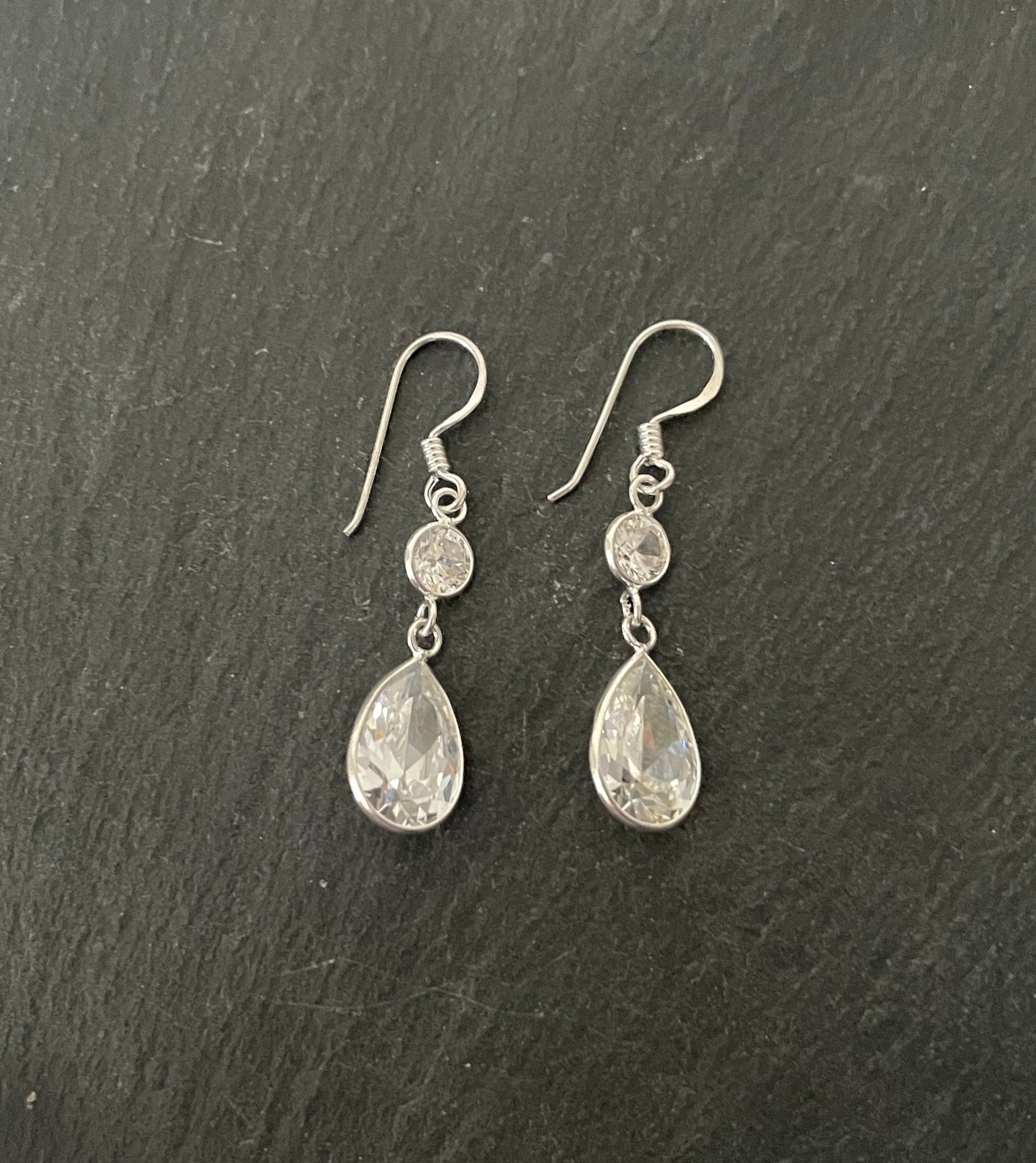 Cubic Zirconia Drop Earrings image 0