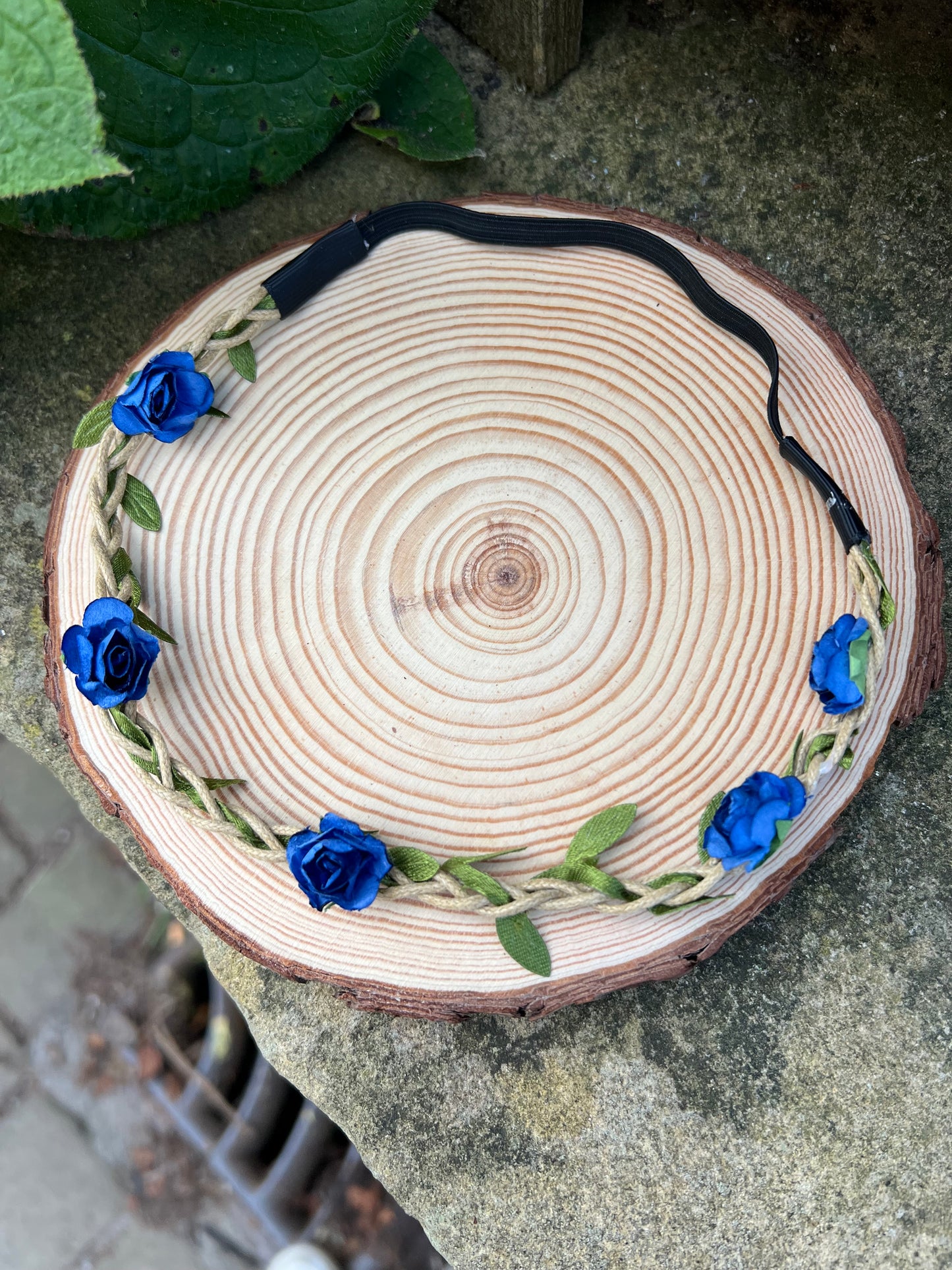 Blue Flower Headband image 1