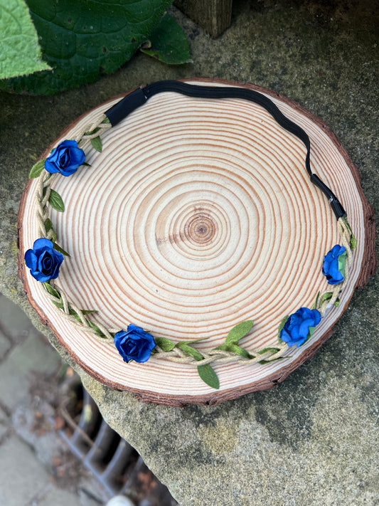 Blue Flower Headband image 1