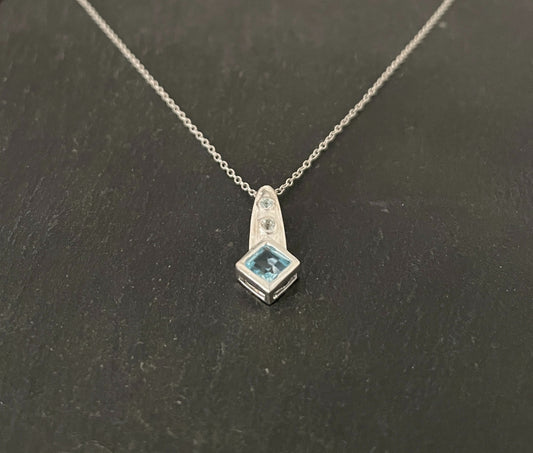 Blue Topaz Pendant image 1