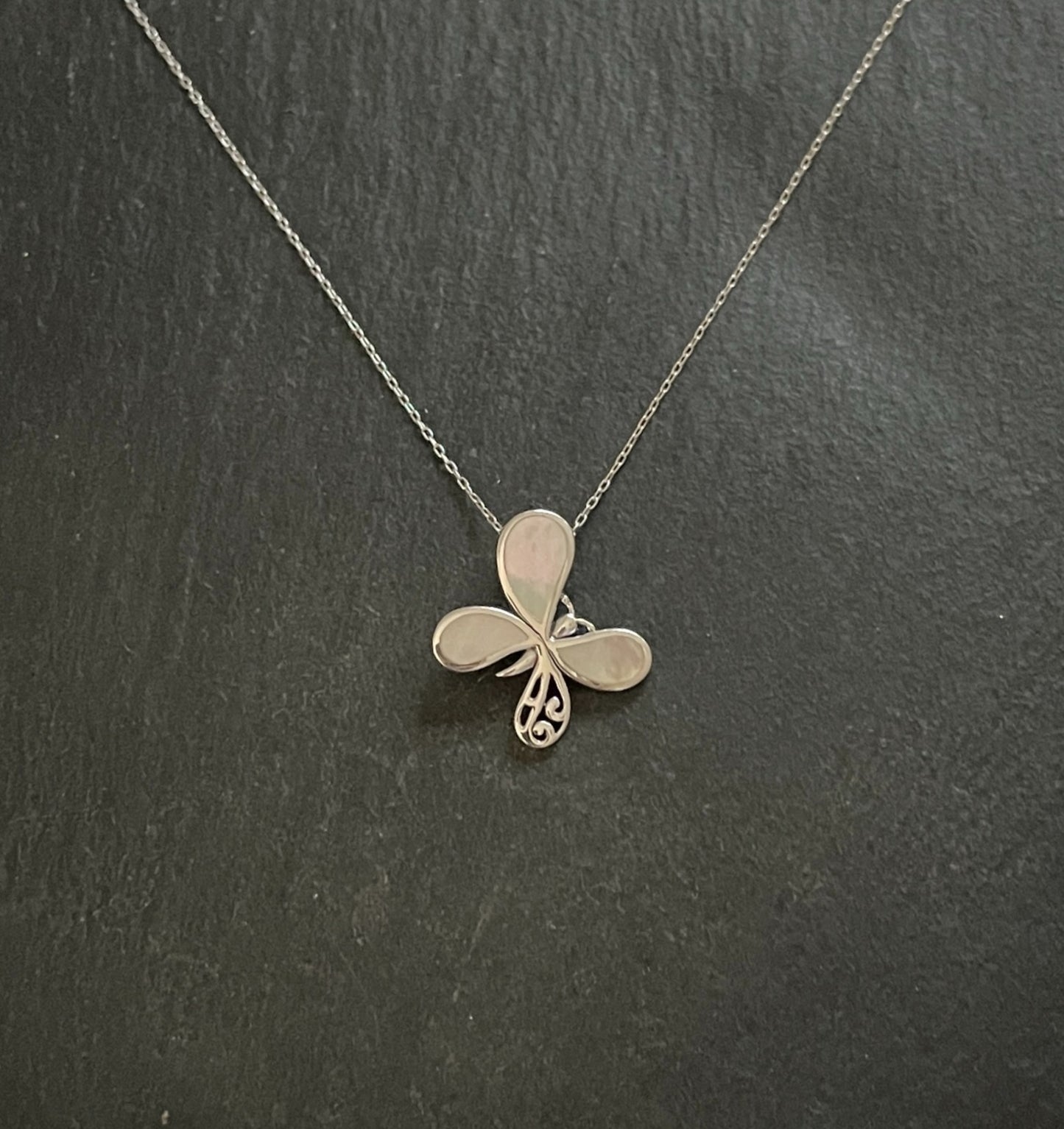 Mother of Pearl Butterfly Pendant image 0
