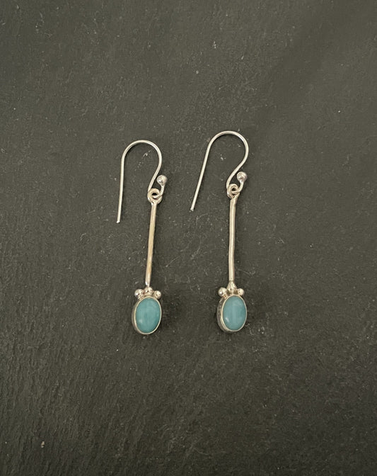 Larimar Drop Earrings image 0