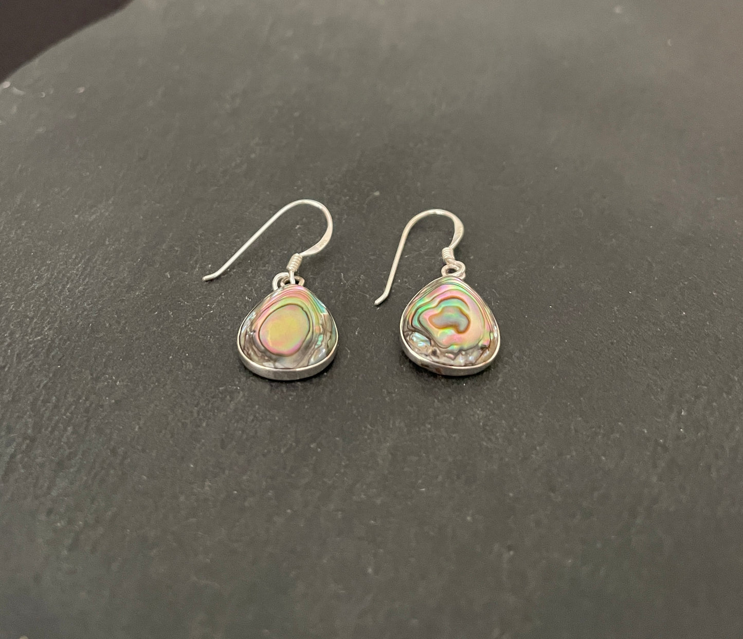 Paua Shell Teardrop Earrings image 1