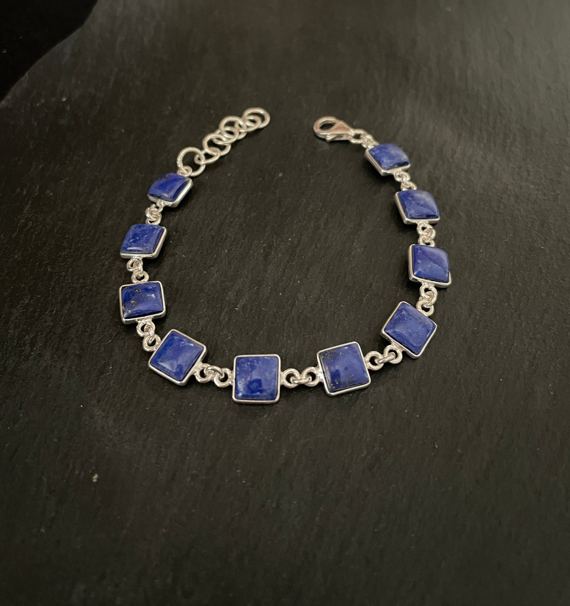Square Lapis Lazuli Bracelet image 0