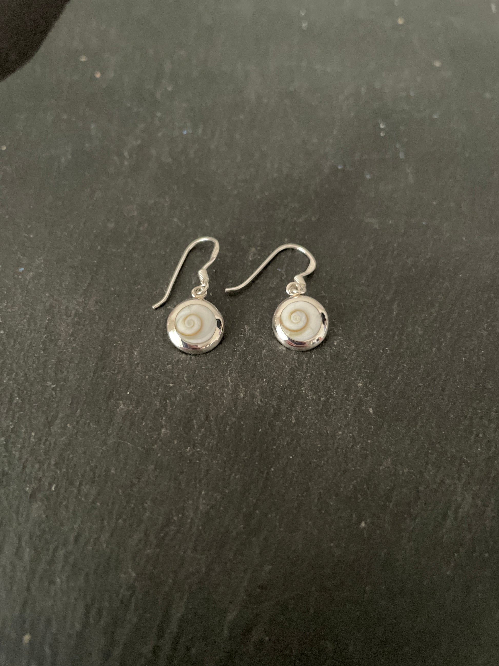 Shiva Shell Round Earrings image 1