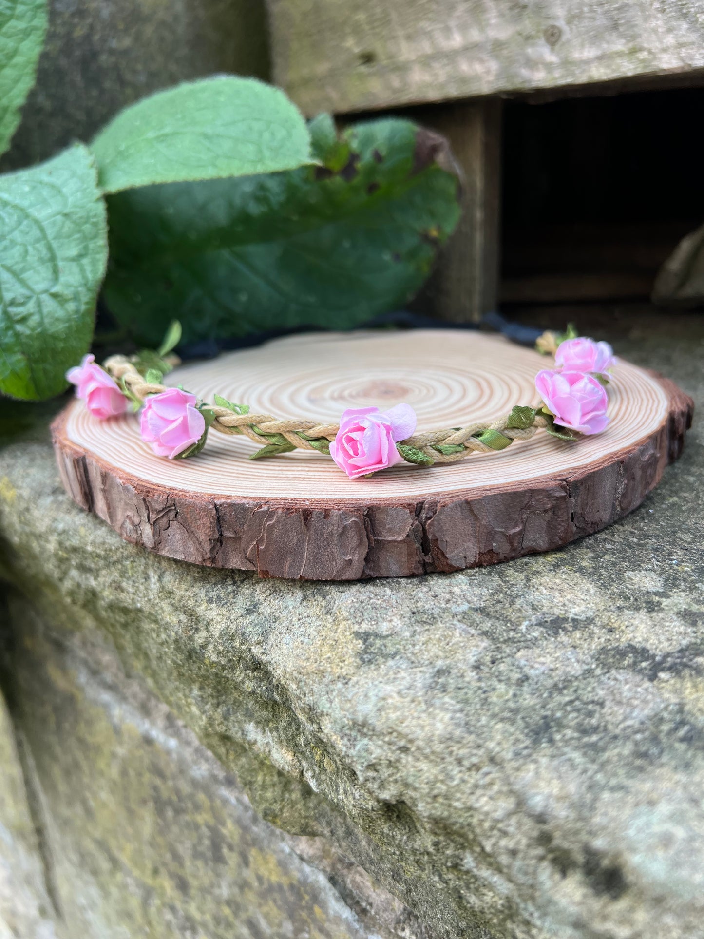Pink Flower Headband image 0