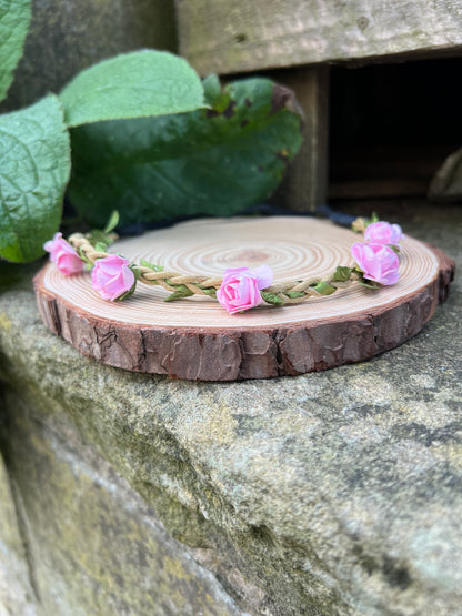 Pink Flower Headband image 0