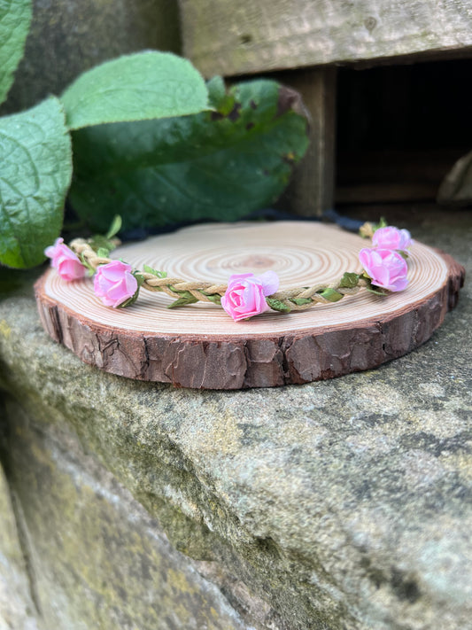 Pink Flower Headband image 0