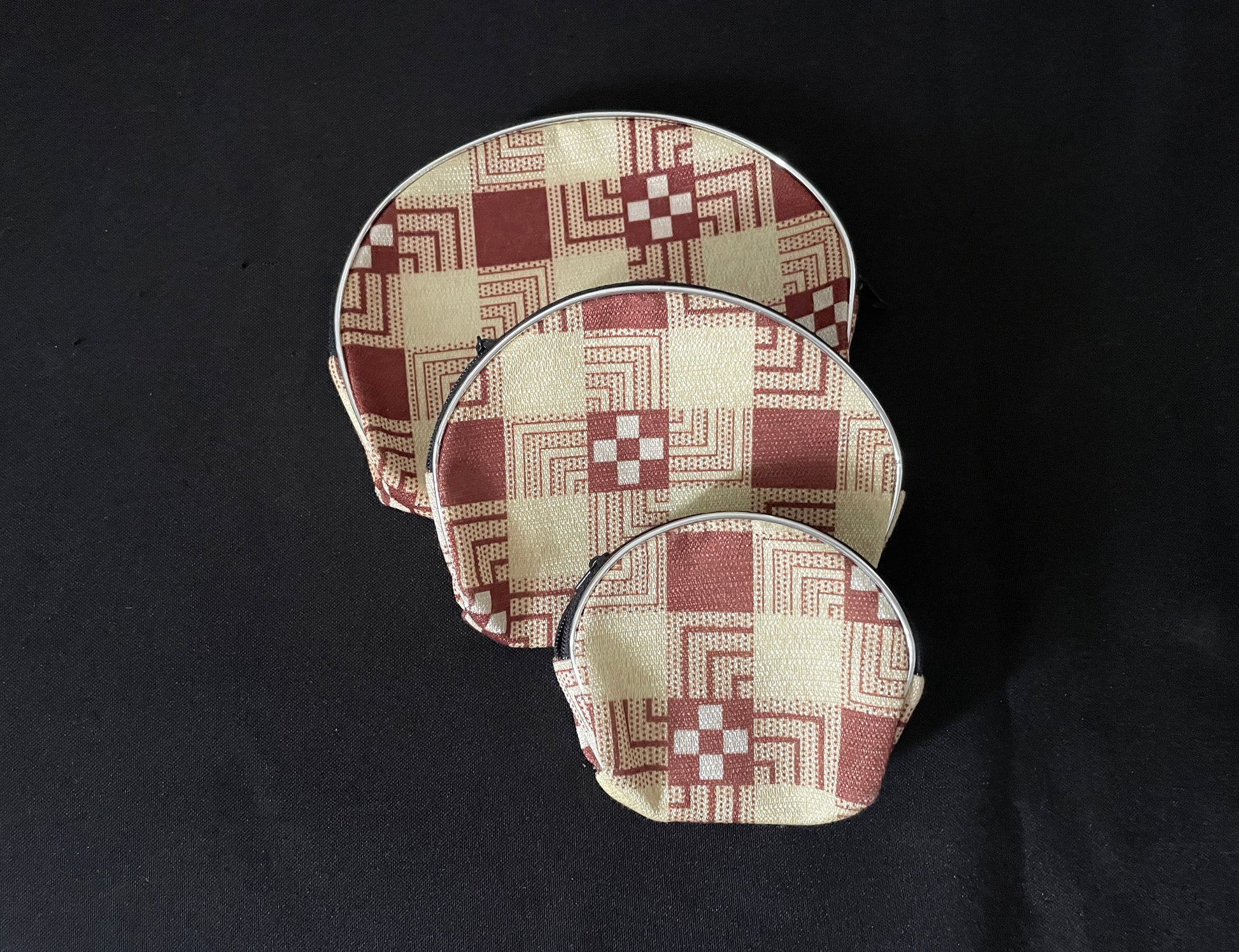 Set of 3 Brown Purses image 0