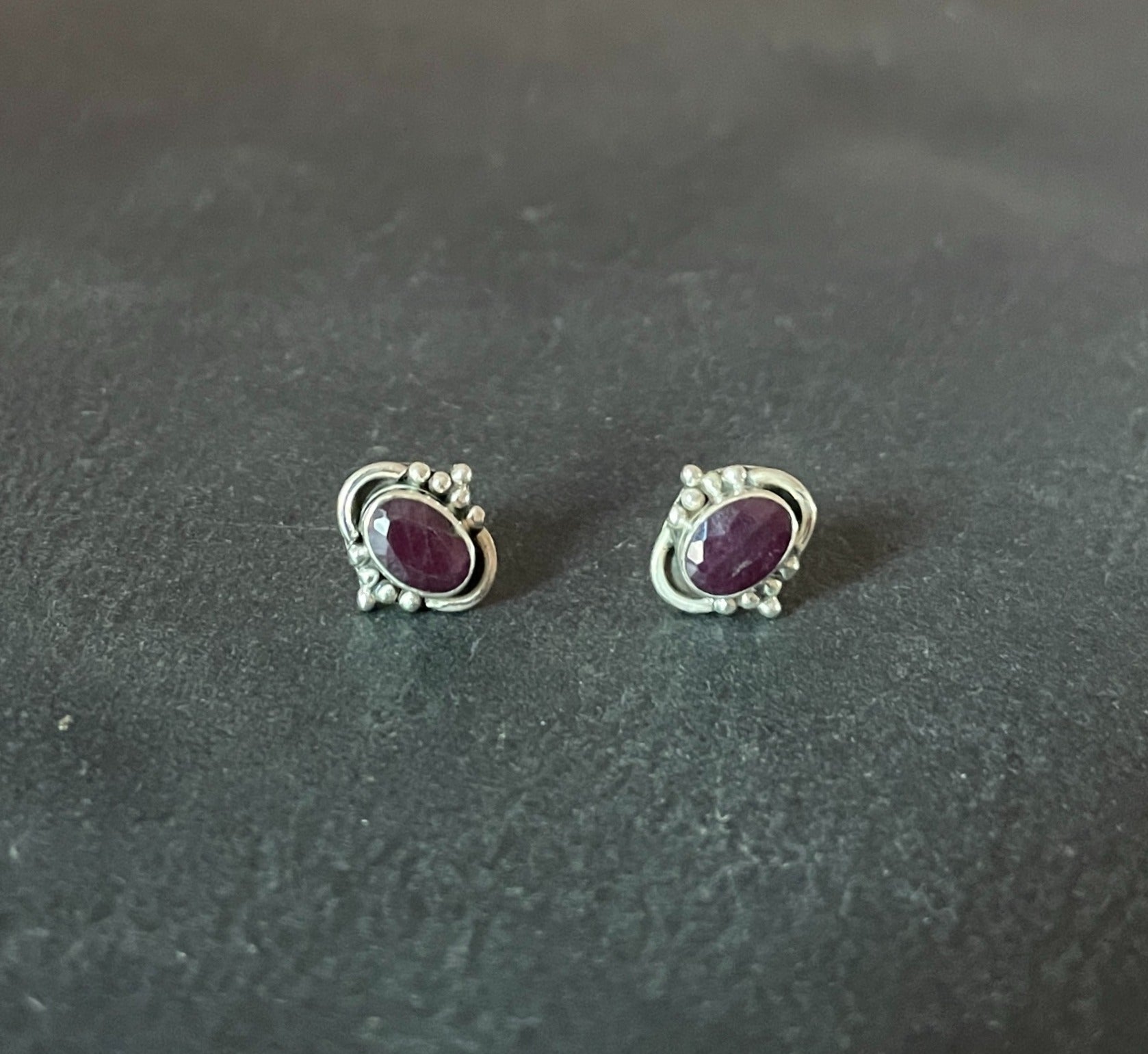 Ruby Stud Earrings image 0