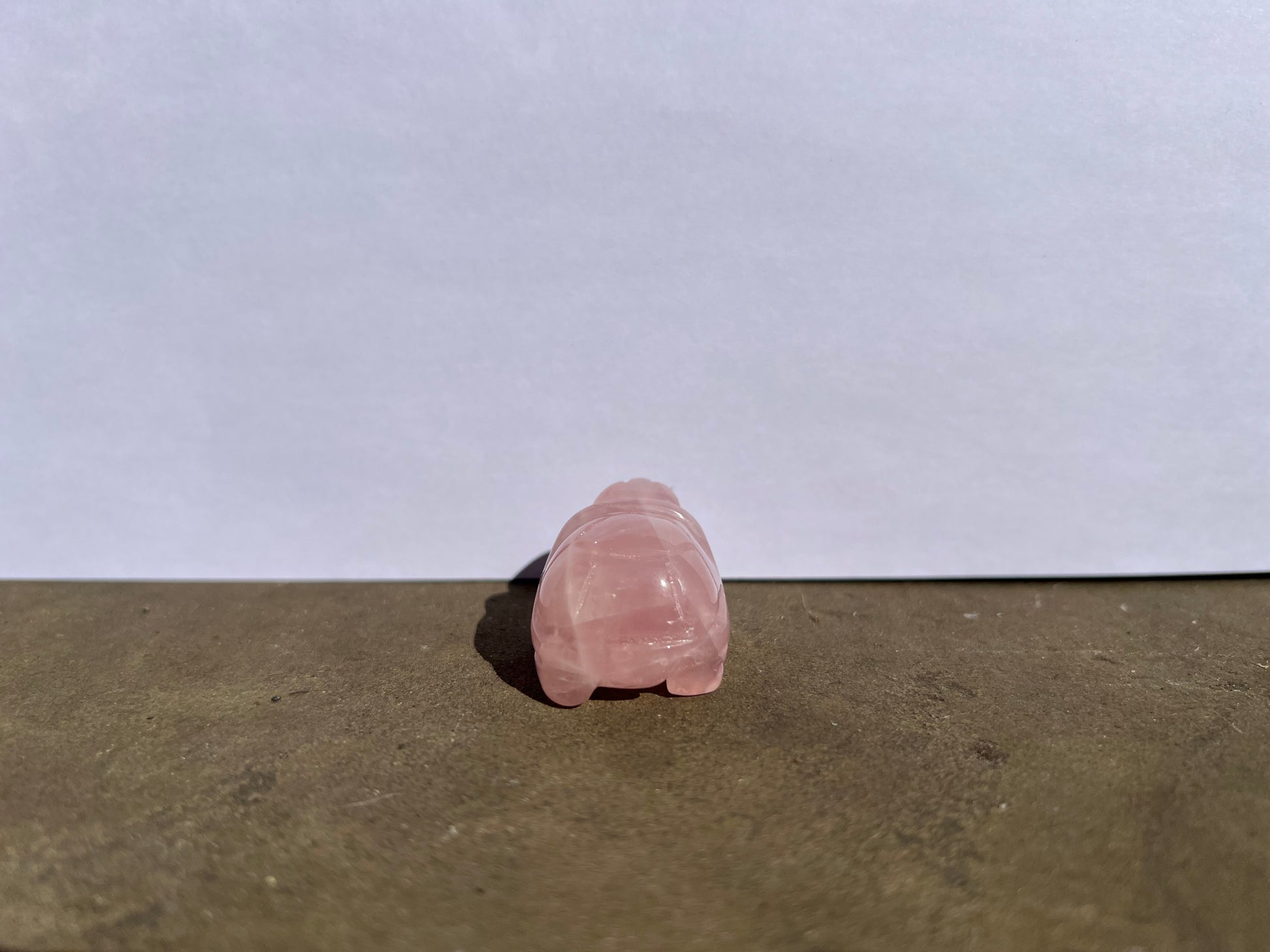 Rose Quartz Turtle image 1