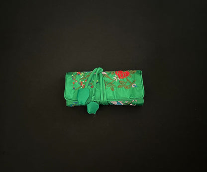 Green Flower Jewellery Wrap image 1