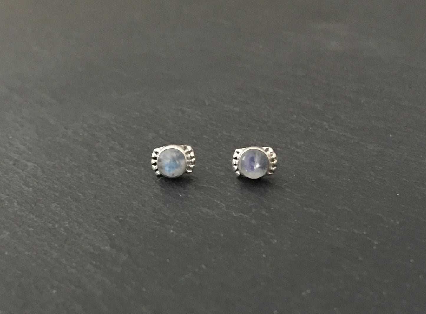 Moonstone Studs image 0