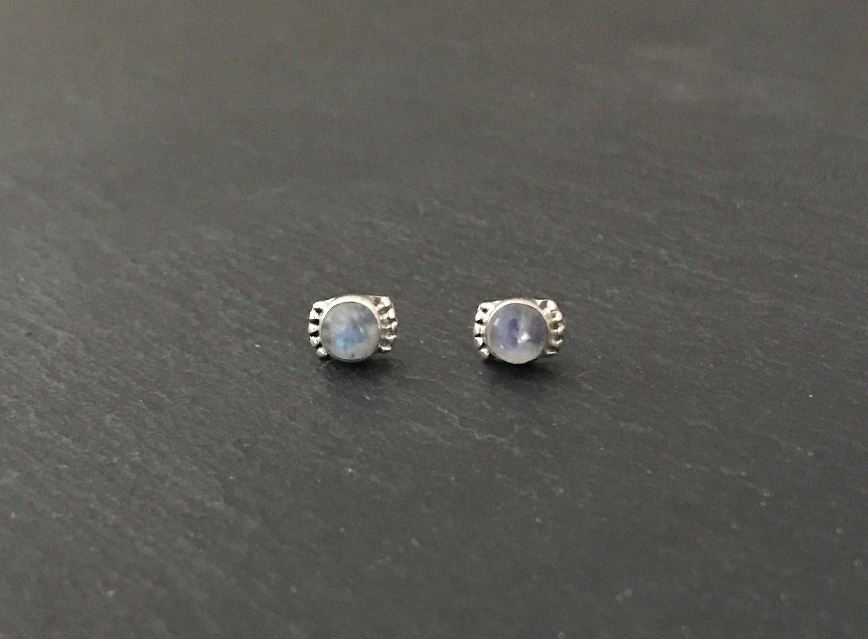 Moonstone Studs image 0
