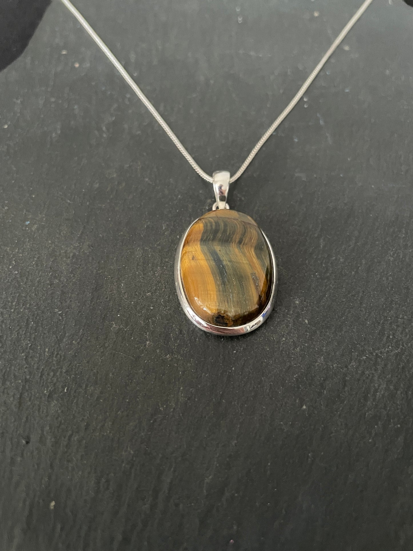 Tiger's Eye Oval Pendant image 2