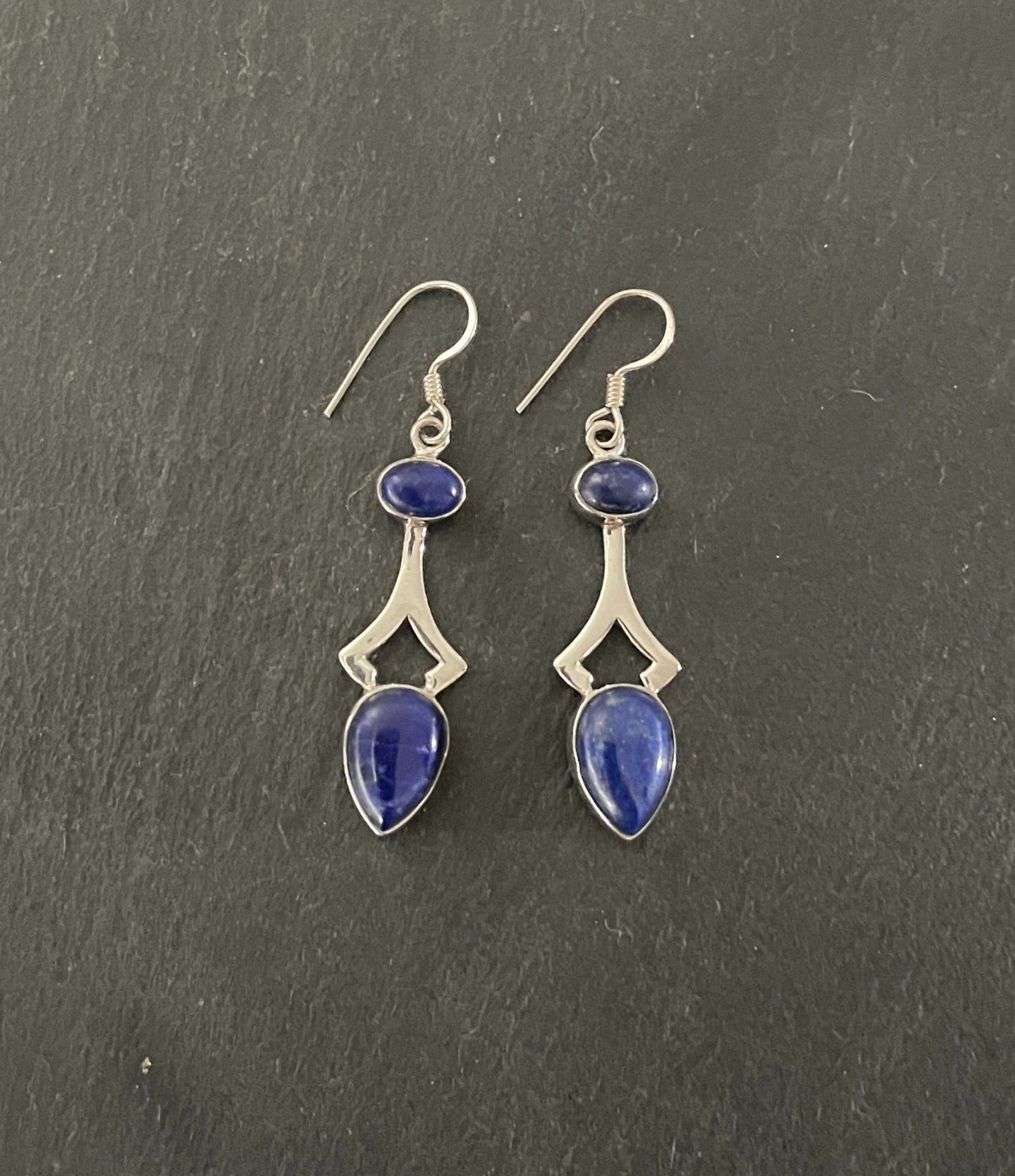 Lapis Lazuli Drop Earrings image 0