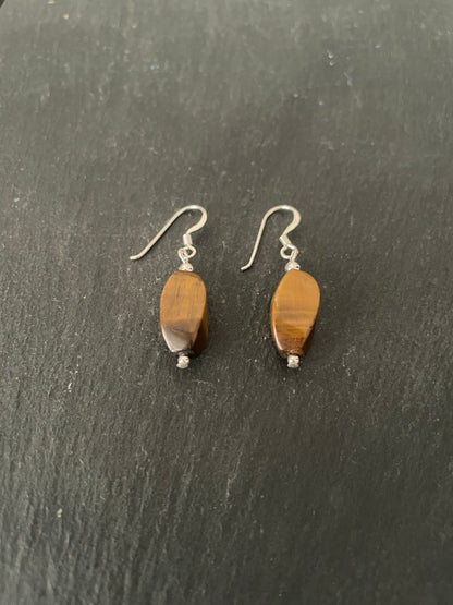 Tiger's Eye Earrings image 1