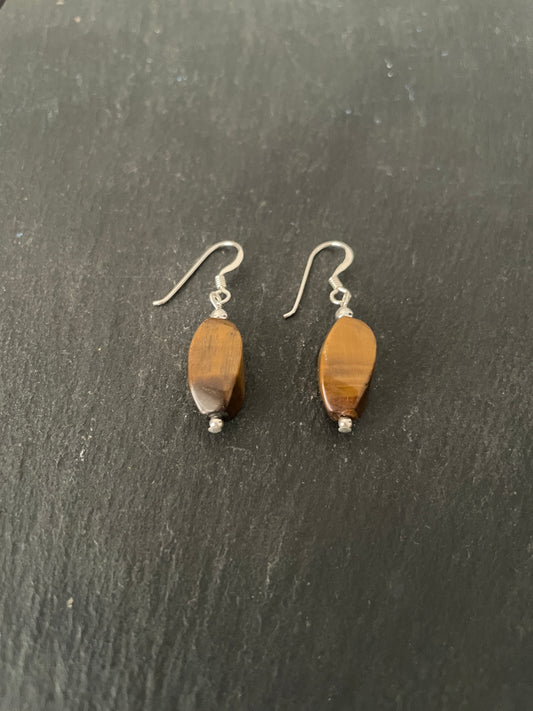 Tiger's Eye Earrings image 1