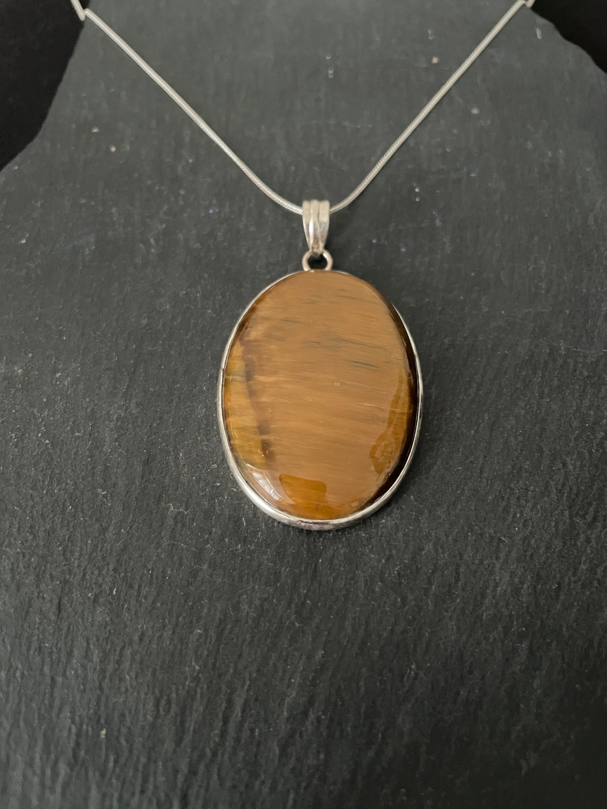 Tiger's Eye Oval Pendant image 2