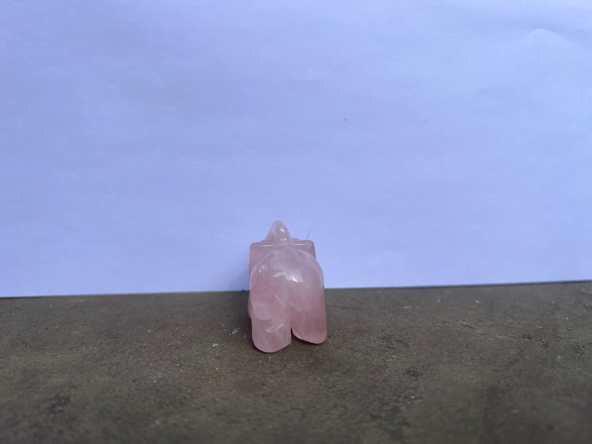 Rose Quartz Elephant image 1