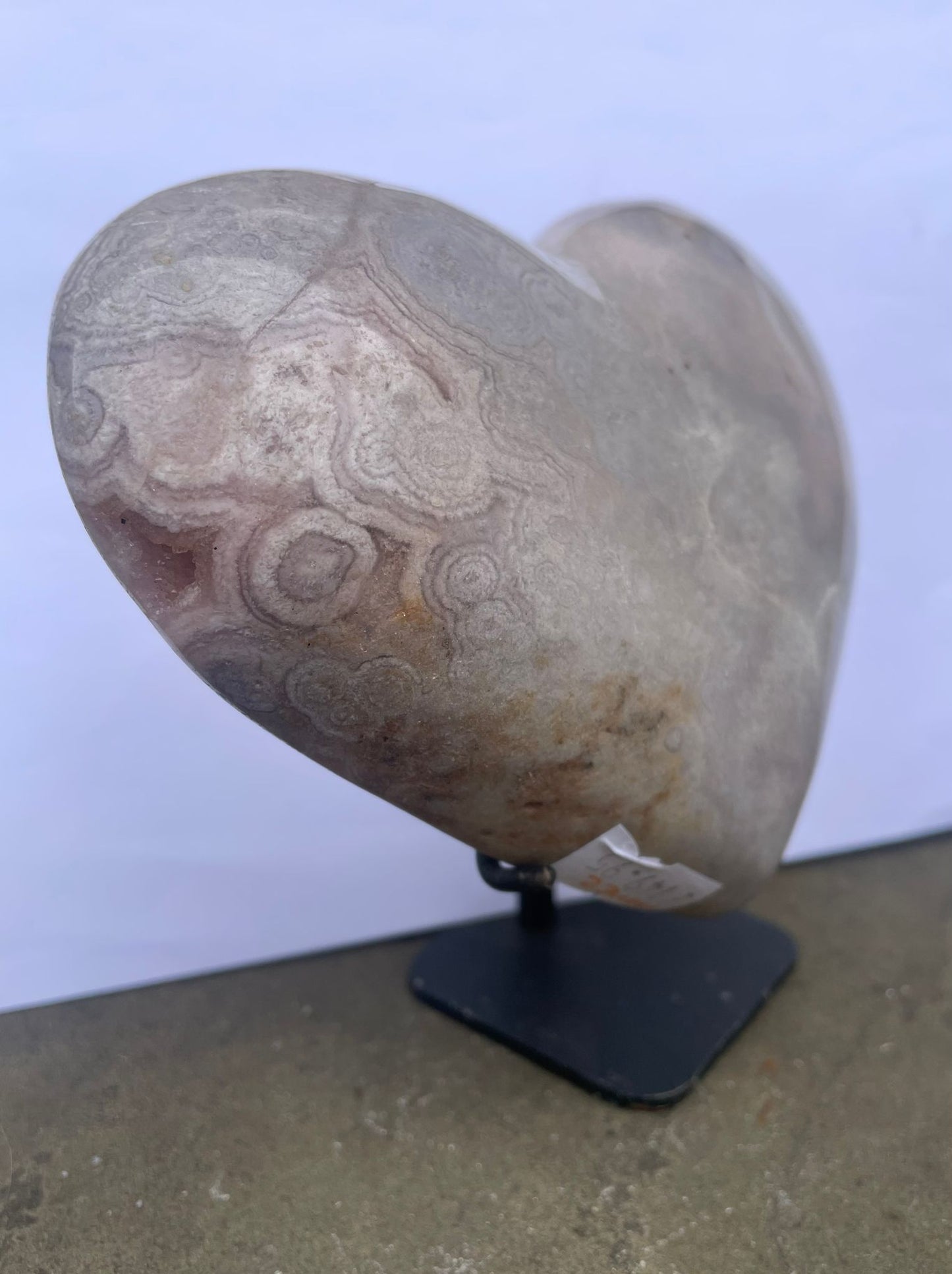 Pink Amethyst Heart image 1