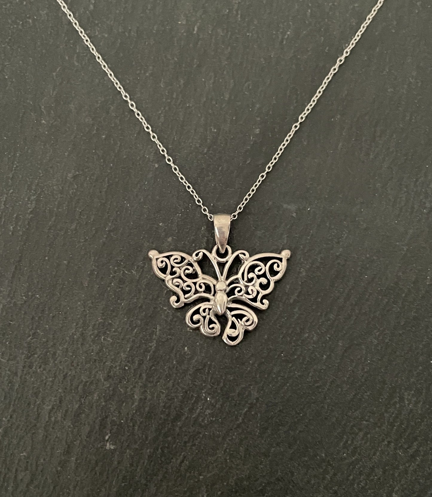 Silver Butterfly Pendant image 0