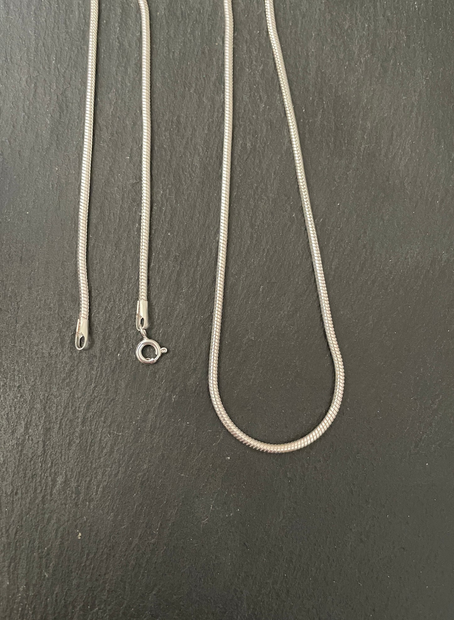 Sterling Silver Snake 2mm Chain image 0