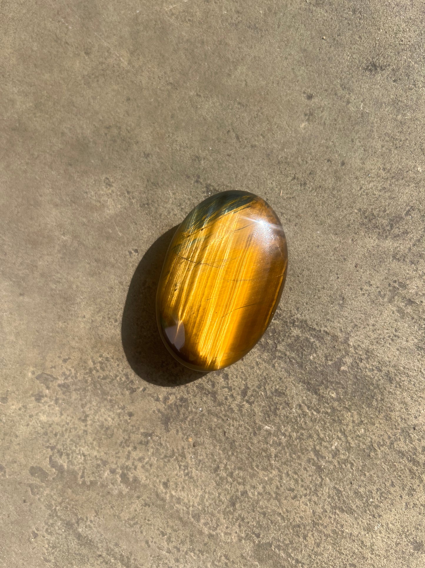 Tiger's Eye Palm Stone image 0