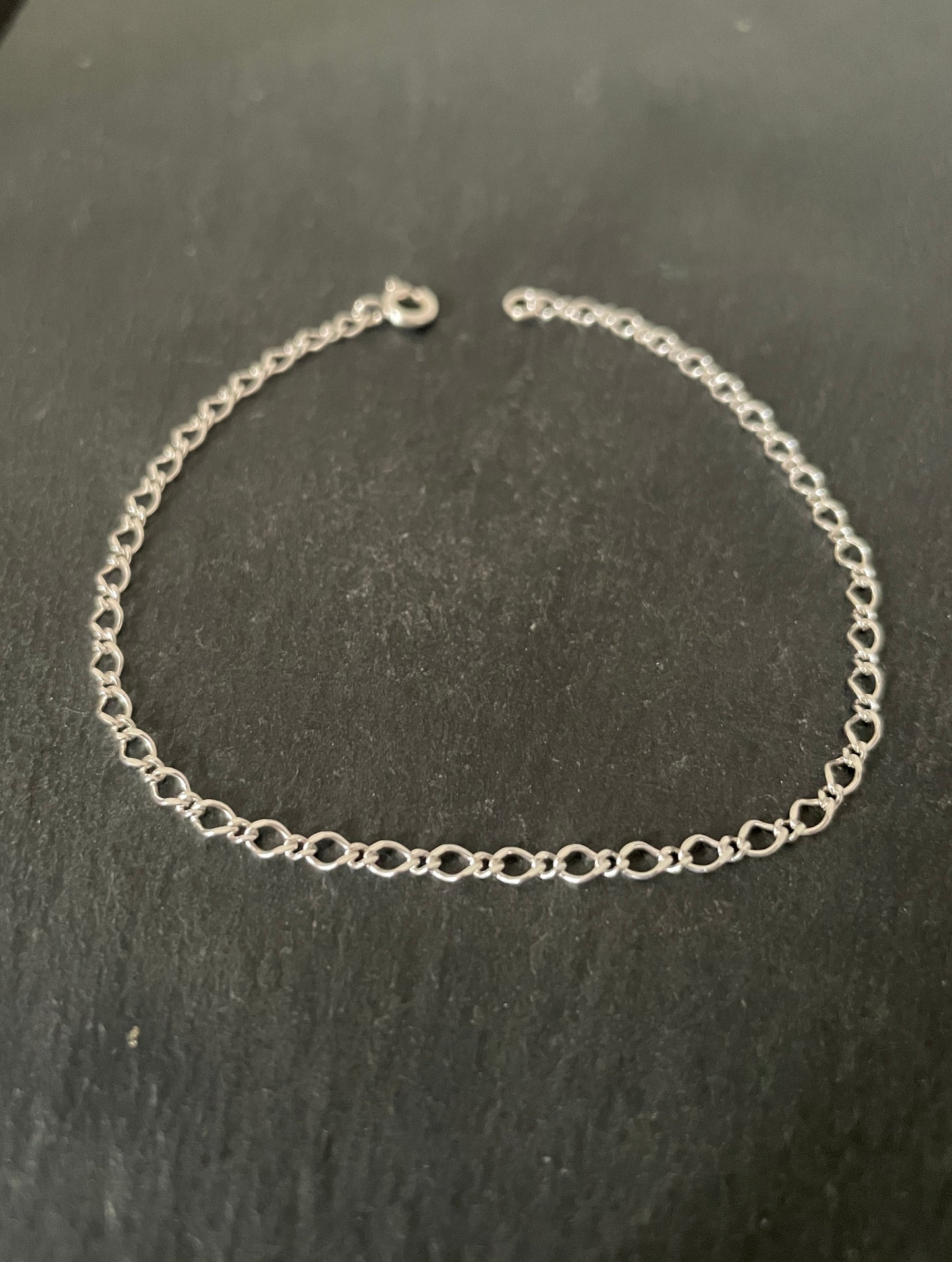Sterling Silver Figaro Chain Bracelet image 0