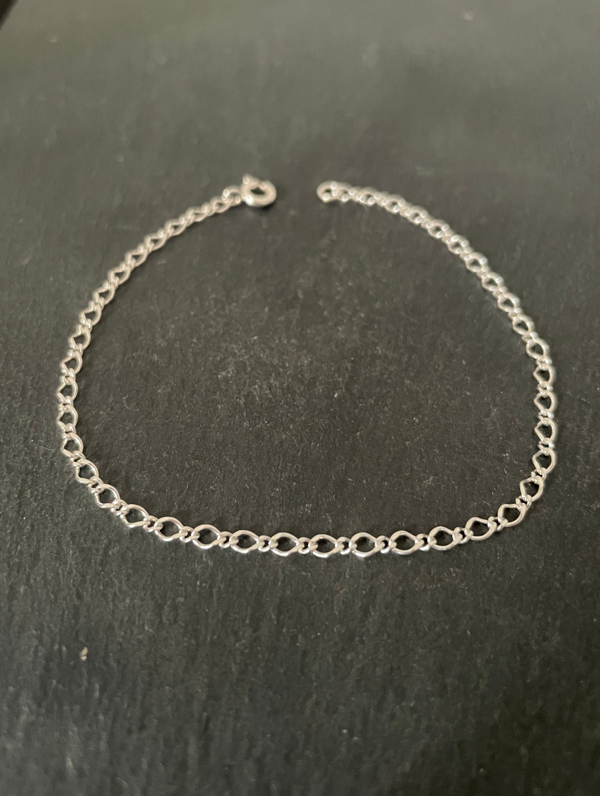 Sterling Silver Figaro Chain Bracelet image 0