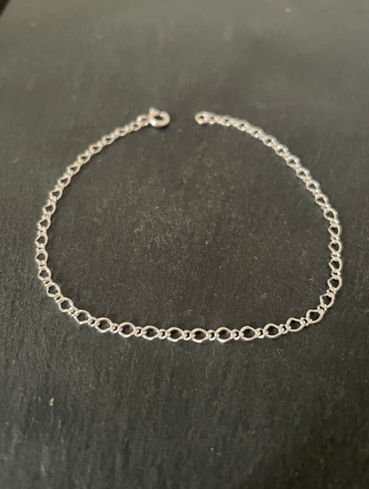 Sterling Silver Figaro Chain Bracelet image 0