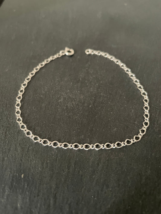 Sterling Silver Figaro Chain Bracelet image 0